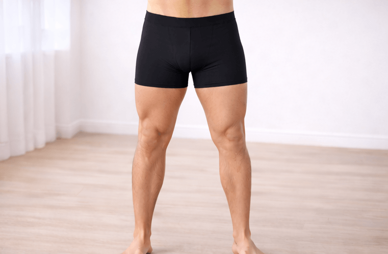 Legs progress photo example